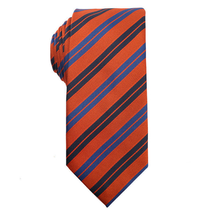 Accesorios para vestidos de noche de la serie naranja de verano para hombre Corbata