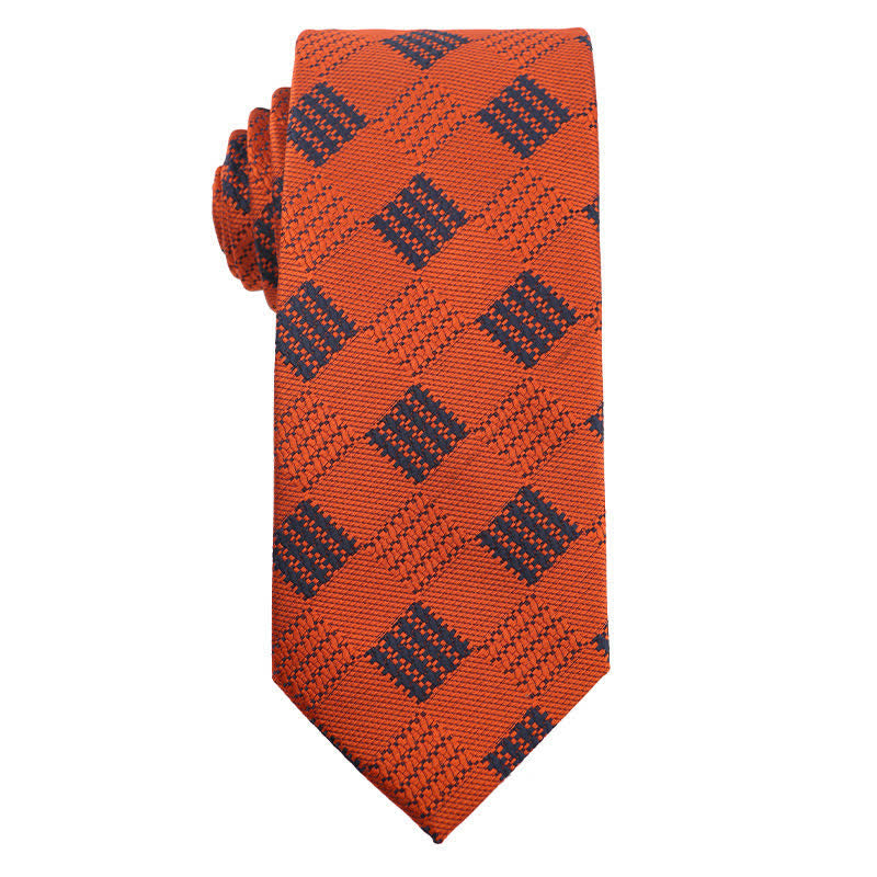 Accesorios para vestidos de noche de la serie naranja de verano para hombre Corbata