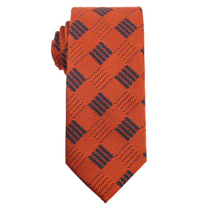Accesorios para vestidos de noche de la serie naranja de verano para hombre Corbata
