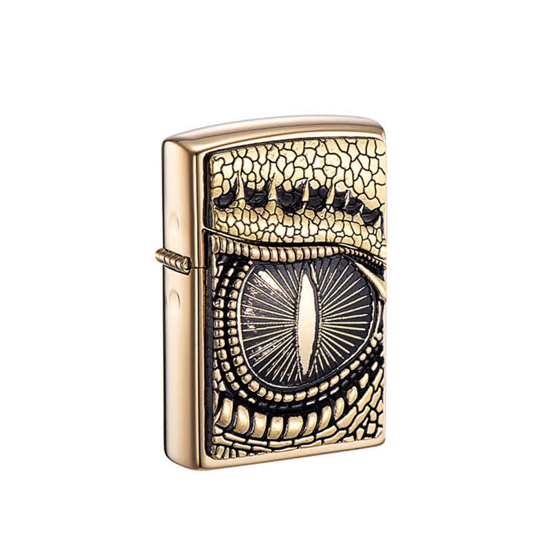 Impresionante encendedor de queroseno recargable Dragon Eye