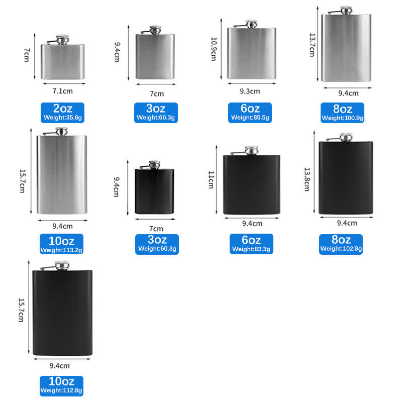 Termo portátil de acero inoxidable con patrón láser para caza de ciervos de 3 a 8 oz