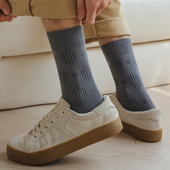 Calcetines de algodón clásicos con lunares de color liso