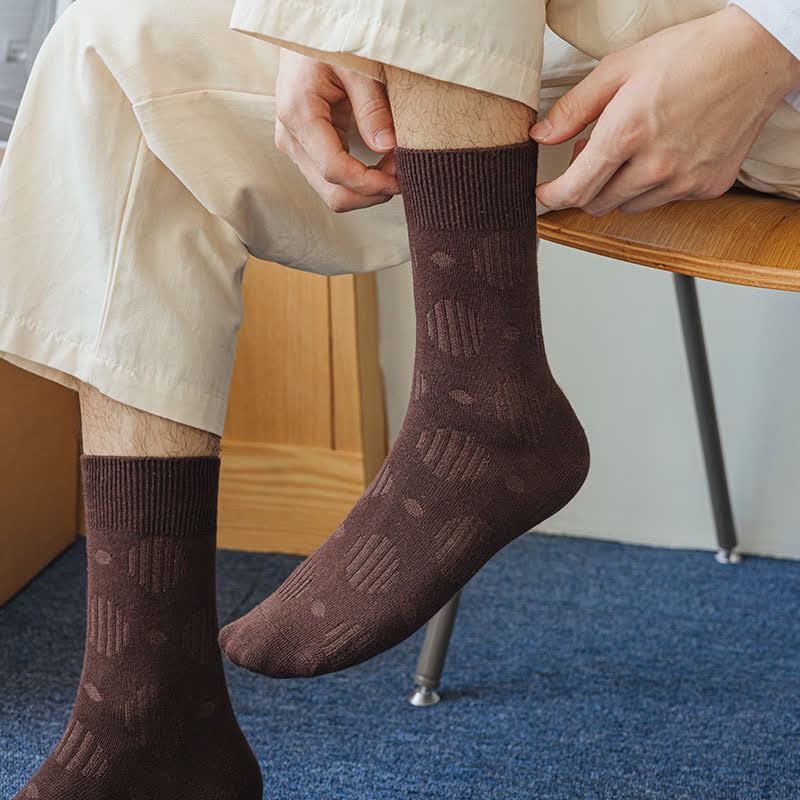 Calcetines de algodón clásicos con lunares de color liso