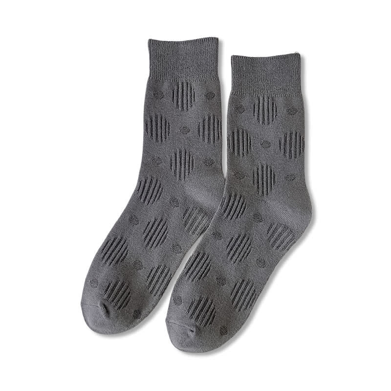 Calcetines de algodón clásicos con lunares de color liso