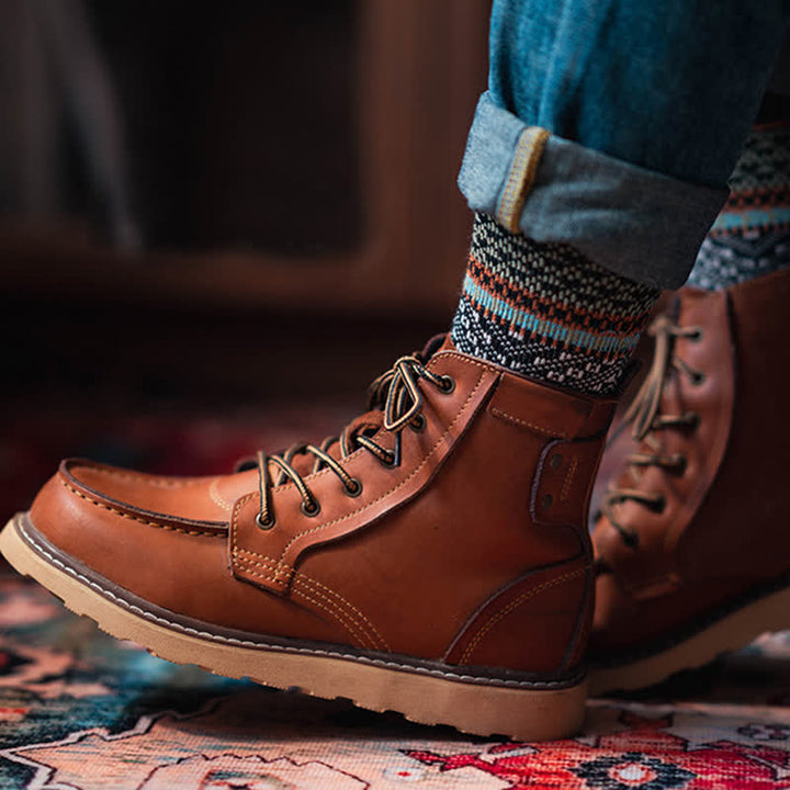 Calcetines de algodón cómodos y estéticos con dos colores elegantes