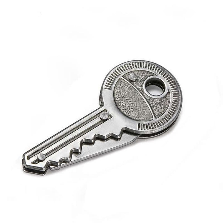 Mini navaja plegable compacta con forma de llavero