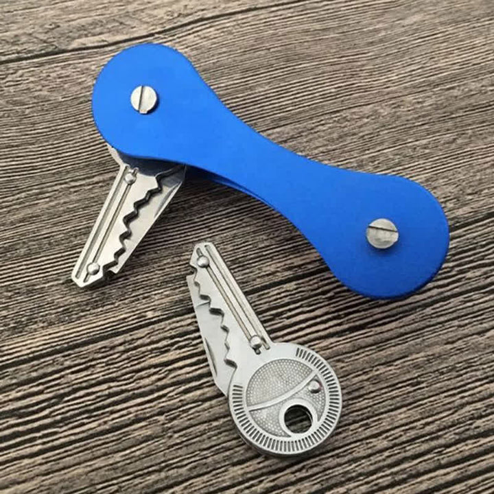 Mini navaja plegable compacta con forma de llavero