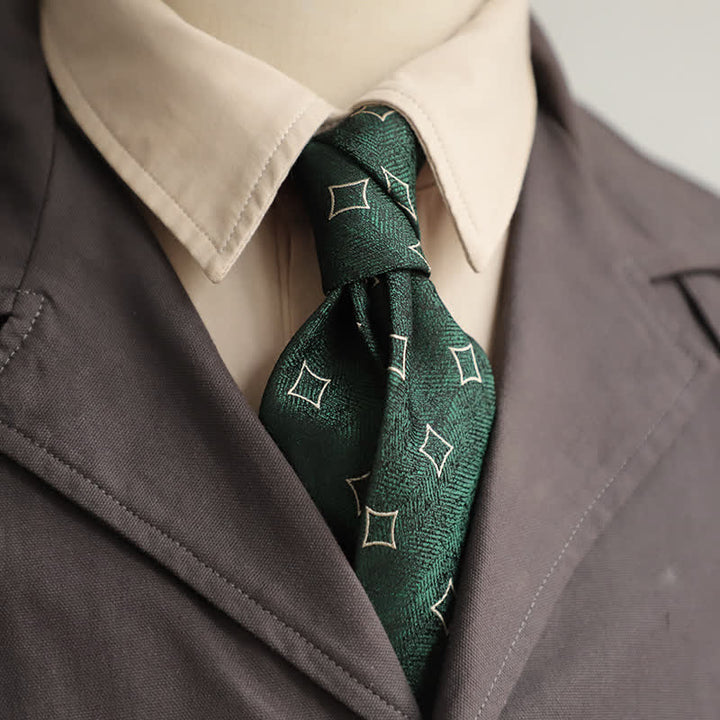 Corbata de hombre con estampado de pingüino de dibujos animados en azul marino
