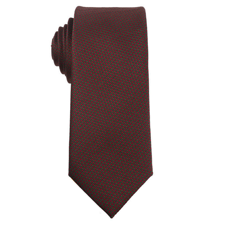 Corbata para hombre de la serie violeta medio vibrante y rojo