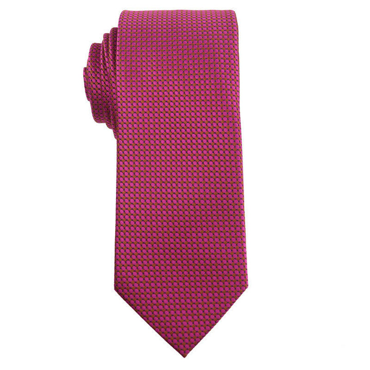 Corbata para hombre de la serie violeta medio vibrante y rojo