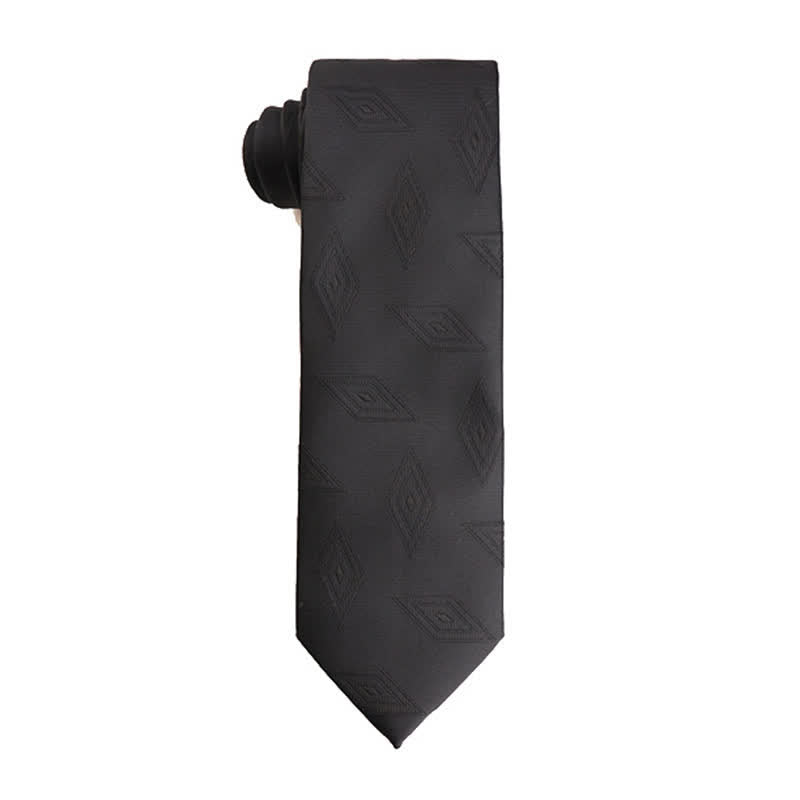 Corbata formal de negocios para hombre de la serie Noble Black