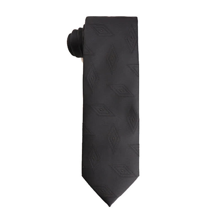 Corbata formal de negocios para hombre de la serie Noble Black