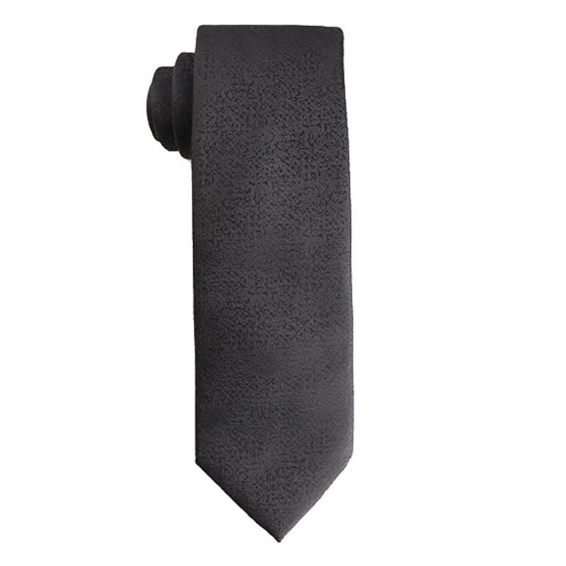 Corbata formal de negocios para hombre de la serie Noble Black