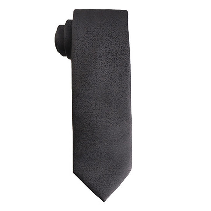 Corbata formal de negocios para hombre de la serie Noble Black