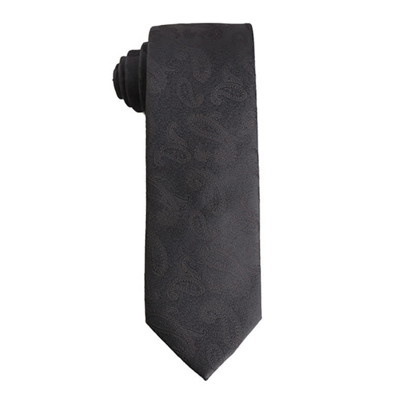 Corbata formal de negocios para hombre de la serie Noble Black