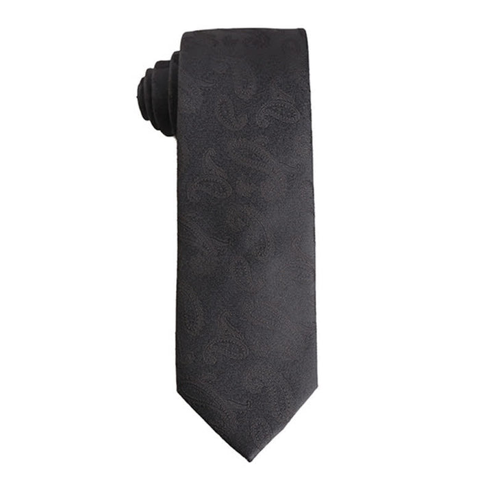 Corbata formal de negocios para hombre de la serie Noble Black