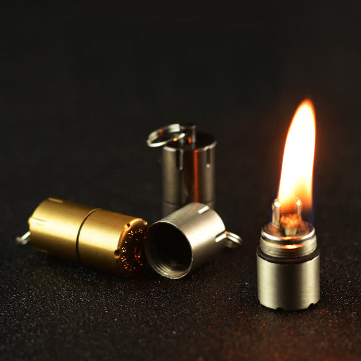 Encendedor de quesoseno colgante con recarga portátil en forma de mini cápsula