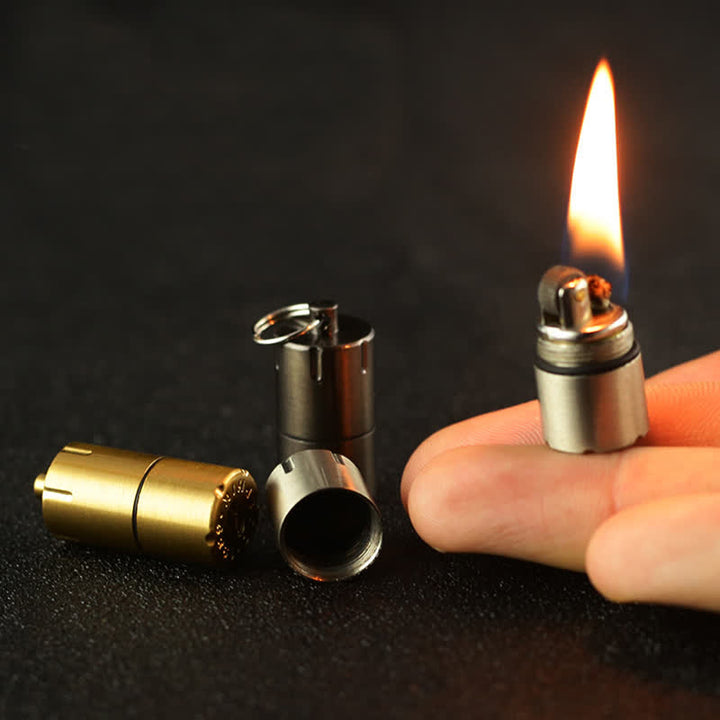 Encendedor de quesoseno colgante con recarga portátil en forma de mini cápsula