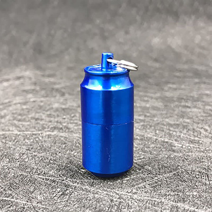 Encendedor de queroseno recargable con forma de lata en miniatura
