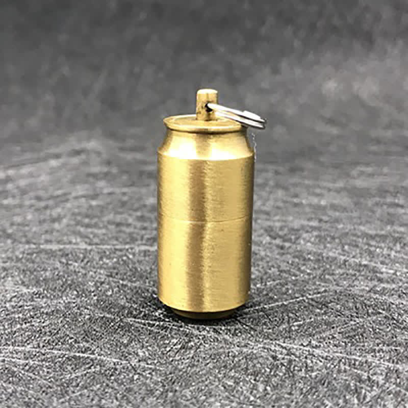 Encendedor de queroseno recargable con forma de lata en miniatura