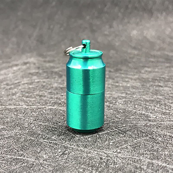 Encendedor de queroseno recargable con forma de lata en miniatura