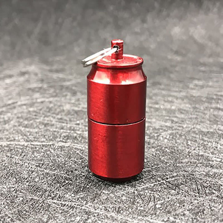 Encendedor de queroseno recargable con forma de lata en miniatura