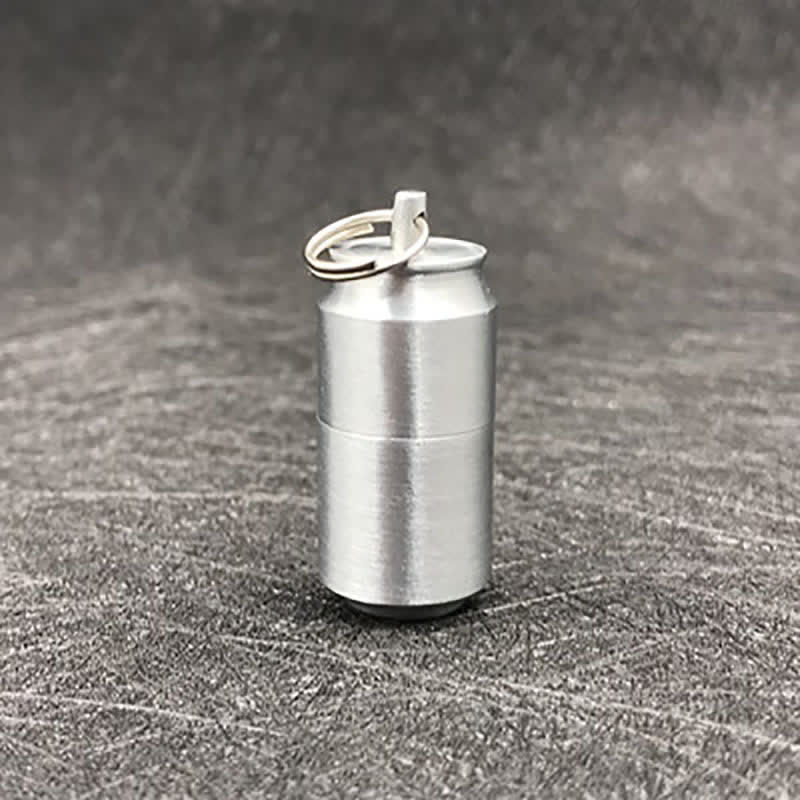 Encendedor de queroseno recargable con forma de lata en miniatura