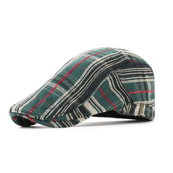 Boina con visera a cuadros estilo Scotticize