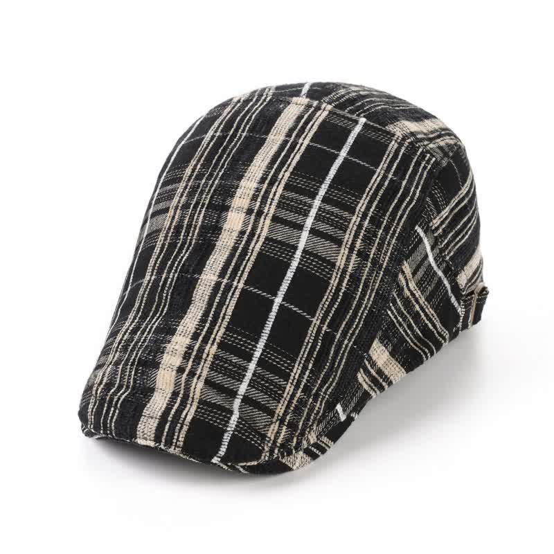 Boina con visera a cuadros estilo Scotticize
