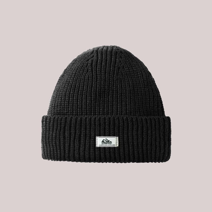 Gorro de punto cálido con cubierta para la cara sin ala en forma de cúpula