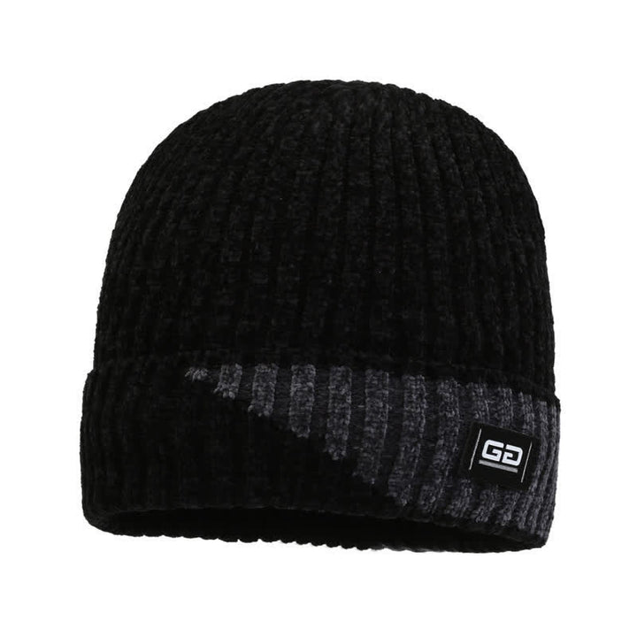 Gorro de punto de vellón grueso y transpirable para invierno
