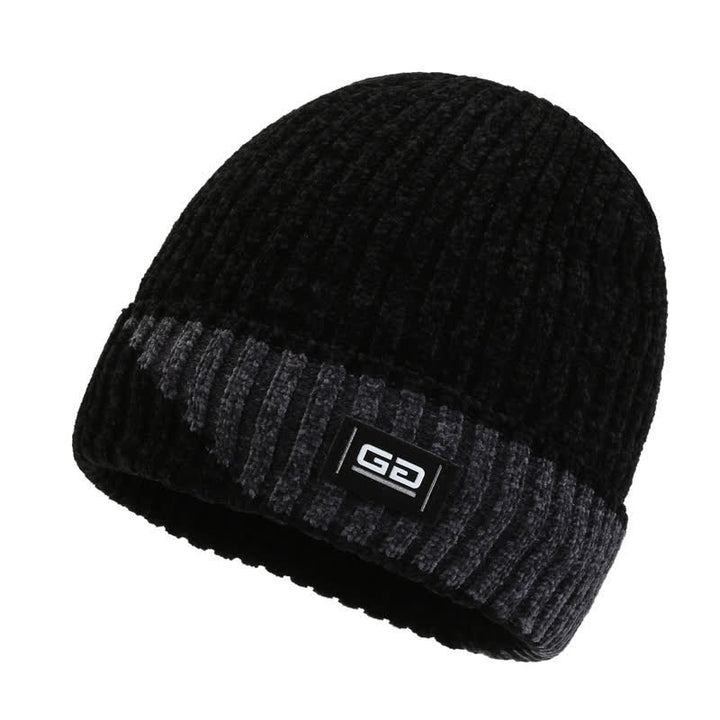 Gorro de punto de vellón grueso y transpirable para invierno