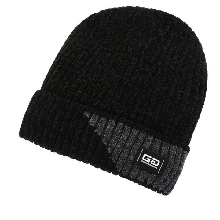 Gorro de punto de vellón grueso y transpirable para invierno