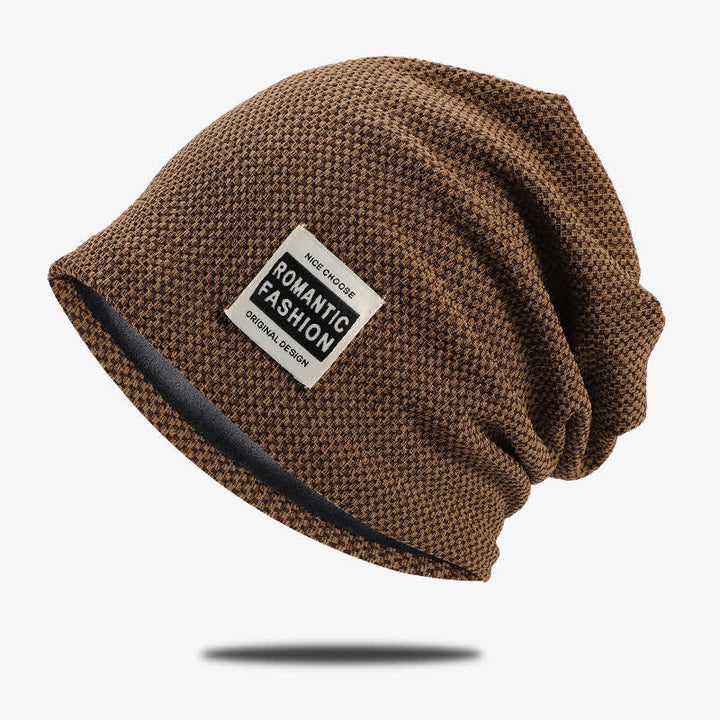 Gorro de punto elástico informal sin ala