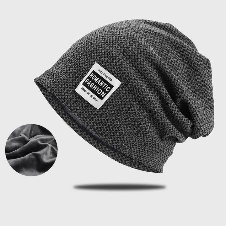 Gorro de punto elástico informal sin ala