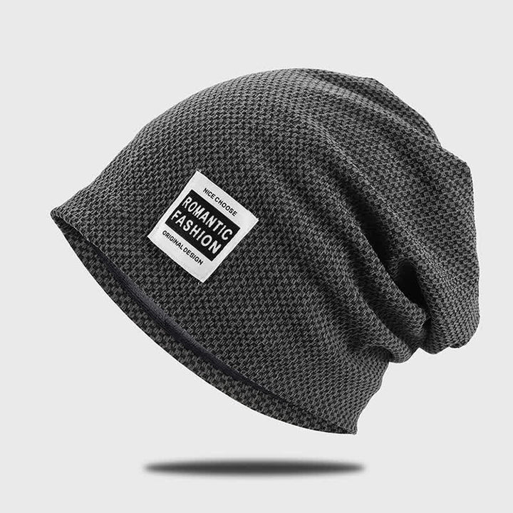 Gorro de punto elástico informal sin ala