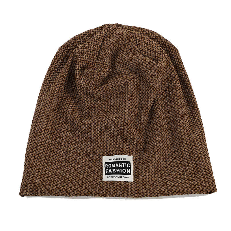 Gorro de punto elástico informal sin ala