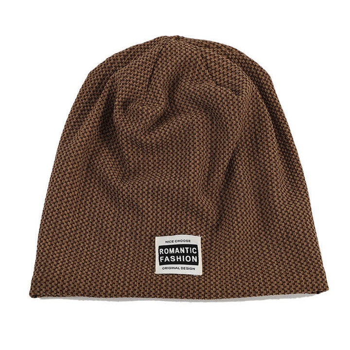 Gorro de punto elástico informal sin ala