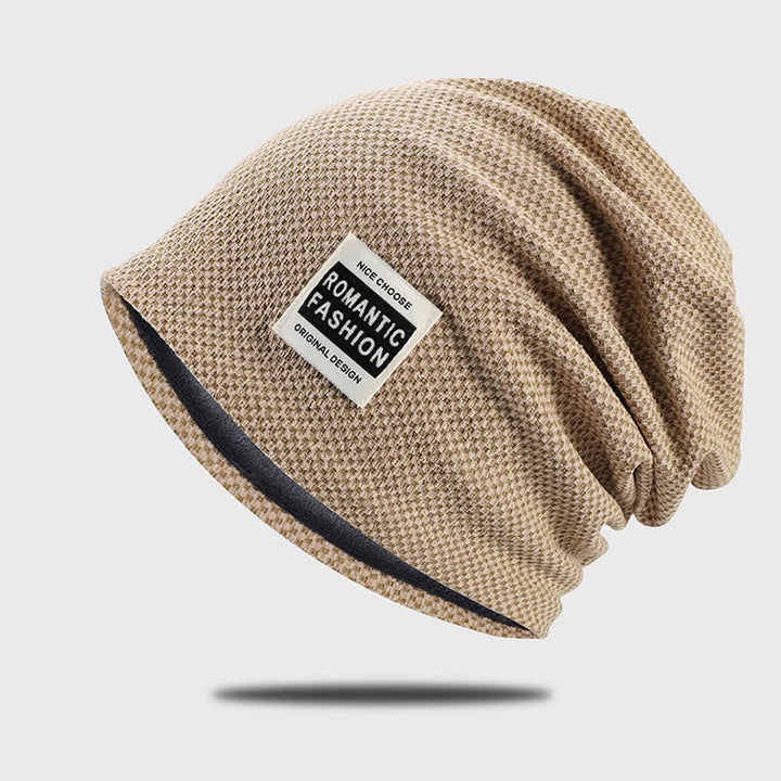 Gorro de punto elástico informal sin ala