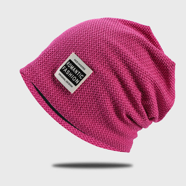 Gorro de punto elástico informal sin ala