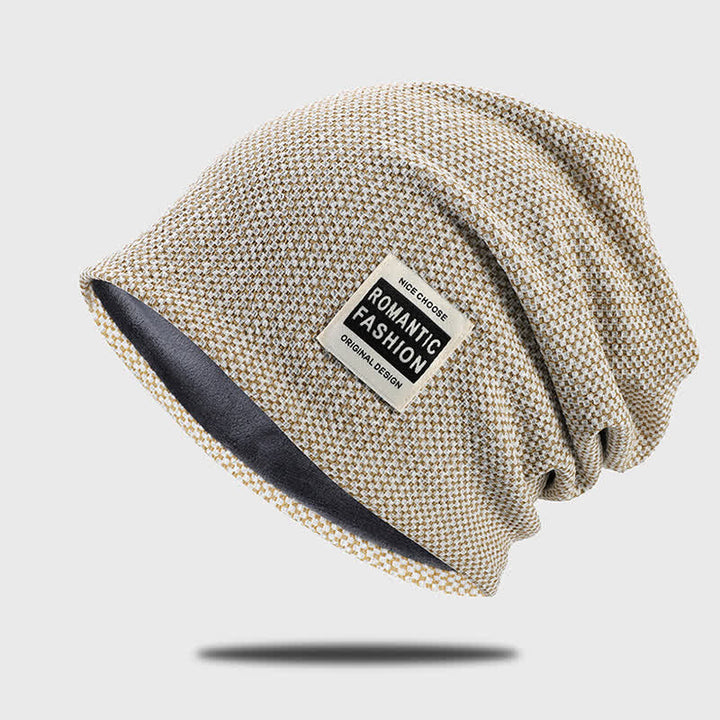 Gorro de punto elástico informal sin ala
