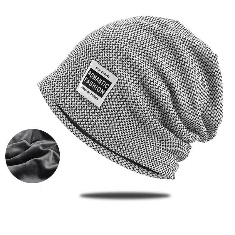 Gorro de punto elástico informal sin ala