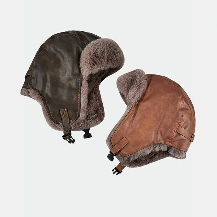 Gorro de piloto moderno, fresco, grueso y cálido para invierno