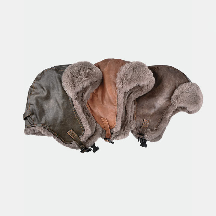 Gorro de piloto moderno, fresco, grueso y cálido para invierno