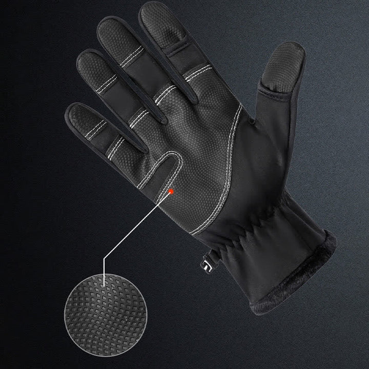 Guantes de entrenamiento antideslizantes con cremallera y solapa para los dedos que se pueden abrir