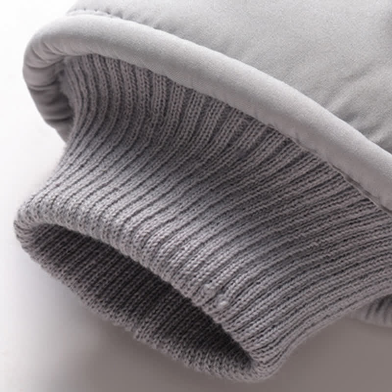 Guantes impermeables con forro polar para esquí al aire libre