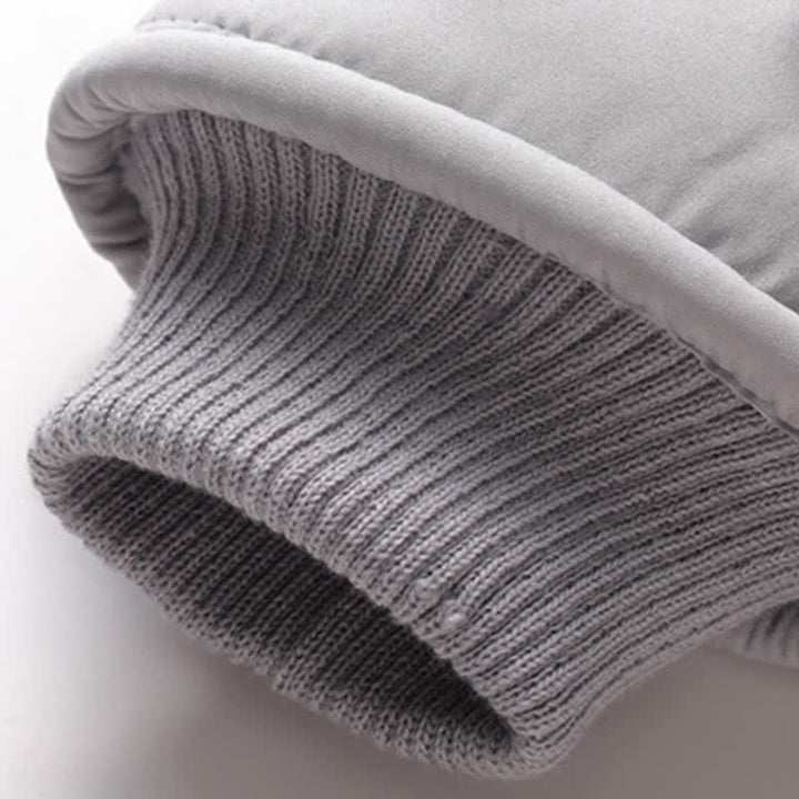 Guantes impermeables con forro polar para esquí al aire libre