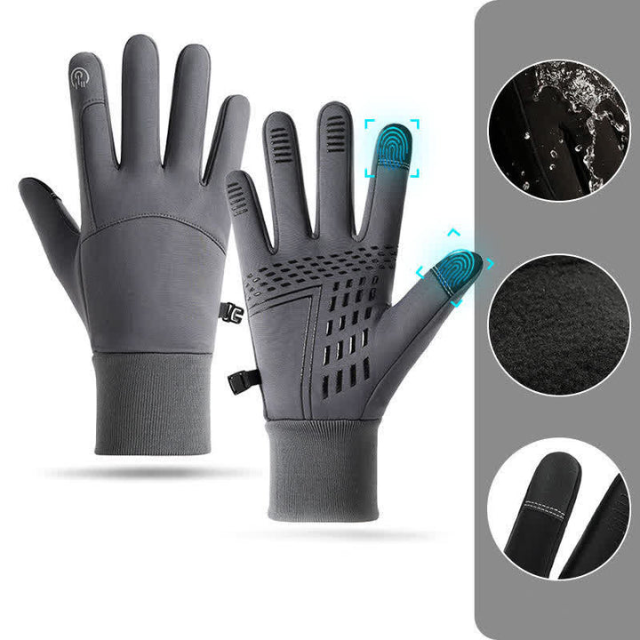 Guantes deportivos térmicos con pantalla táctil resistentes al frío