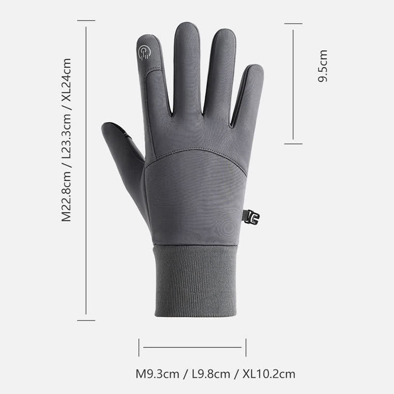 Guantes deportivos térmicos con pantalla táctil resistentes al frío