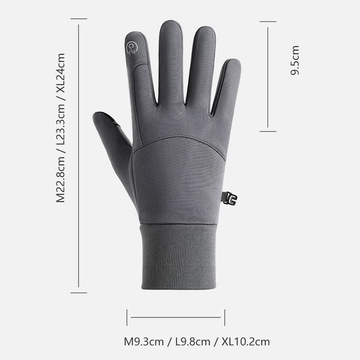 Guantes deportivos térmicos con pantalla táctil resistentes al frío